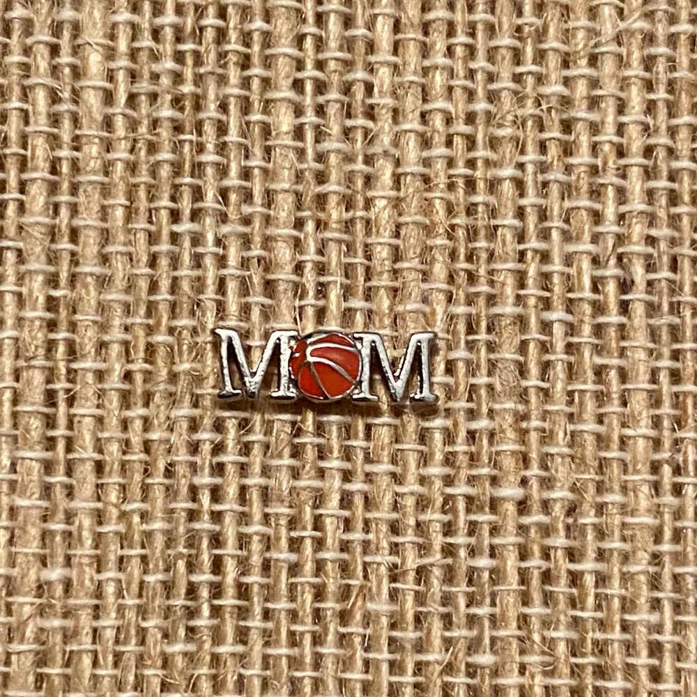 New Origami Owl Basketball Mom  Charm (Retired)